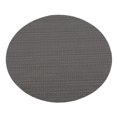 thumbnail image 1 of Mantel individual tejido redondo de PVC, manteles individuales, vajilla, posavasos, herramienta de cocina (gris), 1 of 8