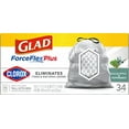 thumbnail image 5 of Glad ForceFlex Plus Tall Kitchen Garbage Bags Eucalyptus and Peppermint (Pack of 5), 5 of 10