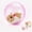 Pink Hamsters B#002, variant on 2026 New Self-Rolling Interactive Cat Ball, Realistic Animal Automatic Moving Toy, 360° Spin Chasing Ball for Cats & Dogs(Rabbit,Pink)