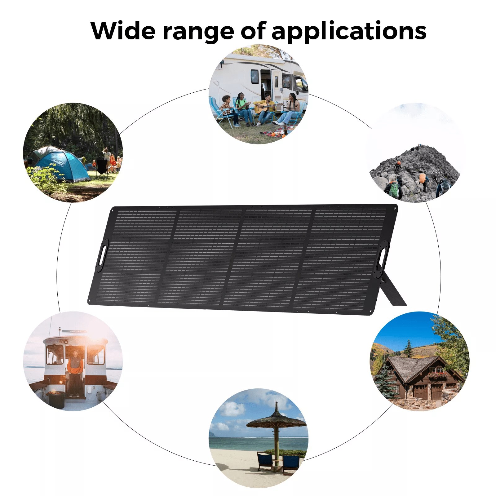 OUPES 100w Solar Panel Solar Generator Portable Foldable for Power Station Camping