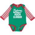thumbnail image 3 of Inktastic Future Rock Climber Childs Climbing Boys or Girls Long Sleeve Baby Bodysuit, 3 of 5