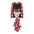thumbnail image 3 of Fiomva Christmas Santa Hat Pattern Family Matching Pajamas,2-piece,Unisex,Sizes Baby-Kids-Adult, 3 of 10