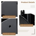 thumbnail image 2 of E Track Wood Beam Brackets, 4PCS E Track Wood Beam Socket Fittings, Cargo Tie Down Accessories, Cargo Storage Lumber Brackets for Trucks, Trailers, RVs, Vans, 2 of 6