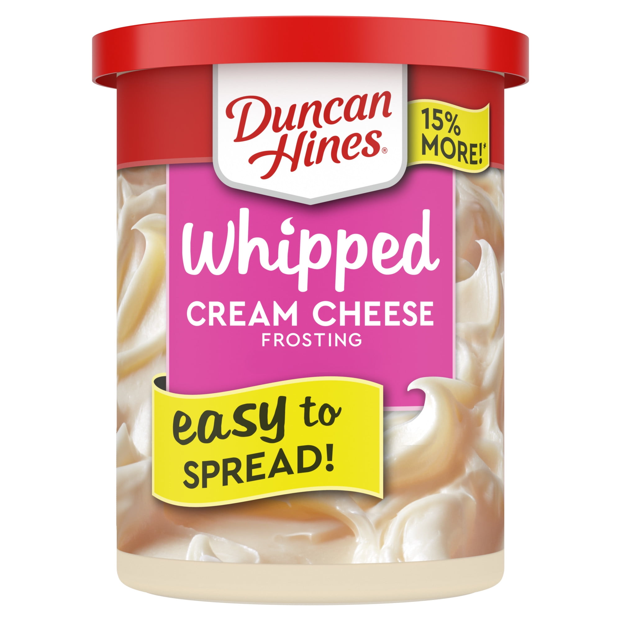 Duncan Hines Whipped Cream Cheese Flavored Frosting, 14 oz