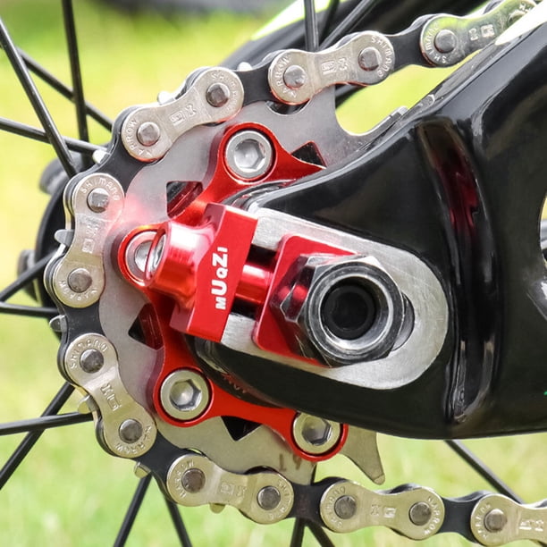 Tendeur De Chaîne Pliable En Alliage D’aluminium – CNC – Pour Vélo Single Speed – Compatible Roues 11 Ou 13 Dents