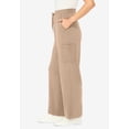 thumbnail image 3 of Woman Within Plus Size Knit Pull-On Drawstring Cargo Pants, 3 of 3