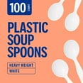 thumbnail image 4 of Staples Perk Plastic Soup Spoon Heavy-Weight White PK56404, 4 of 8