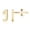 J, variant on Earrings for Women Gold 26 Alphabet Letters Initials Stud Earrings with Gold Plated Finish Personalized Initial Earrings