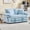 Blue + Chenille, variant on ChenyueFurn Pull Out Sofa Bed, 58 Inch Chenille Couch with USB, Pockets & Pillows for Home,Pink