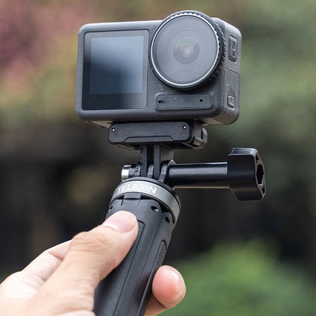 Accesorios para cámaras Adaptador magnético de dos garras de 3 uds, adaptador de cámara de acción antidesprendimiento para DJI Action 3
