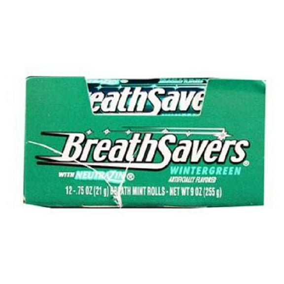 BREATH SAVERS Mints, Wintergreen, 0.75 Ounce (Pack of 24)