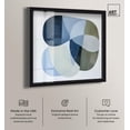 thumbnail image 2 of Serene Overlap II Shadowbox Print Modern Wall Decor by Art Remedy, Black Frame, 20 x 20, 2 of 7