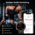 thumbnail image 2 of AMAZTIM Smart Watches for Men,60 Days Extra-Long Battery, Rugged Military Bluetooth Call(Answer/Dial Calls),1.43" Ultra HD AMOLED, 2 of 7