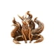 thumbnail image 1 of Estatua de en miniatura, escultura animal, artículo de colección, antigüedad, adorno de único, figura en miniatura de latón para estantes, 1 of 8