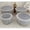 Grey, variant on Round Storage With Four Transparent Food Grade Containers And Lids For Fresh Keep Reusable Glass Like Rounds For Fridge And Kitchen Organization Takeaway Bags Reusable Zipper Jar Reusable Bags