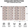 thumbnail image 2 of Blackout Kids Curtains,Boho Bohemia Geometric Line Art Childrens Insulated Curtains Set Of 2,Bedroom Essentials,Toddler Room Decor 52"x63"(132x160cm), 2 of 4