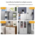 thumbnail image 2 of Office Desk Drawer Lock Zinc Alloy Anti Theft for Furniture Cabinet Door Lock File Cabinet Lock Same, 2 of 5