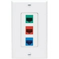 thumbnail image 5 of Eaton N042D-003V-WH EATON TRIPP LITE SERIES CENTER PLATE INSERT, DECORA STYLE - VERTICAL, 3 PORTS, T, 5 of 6