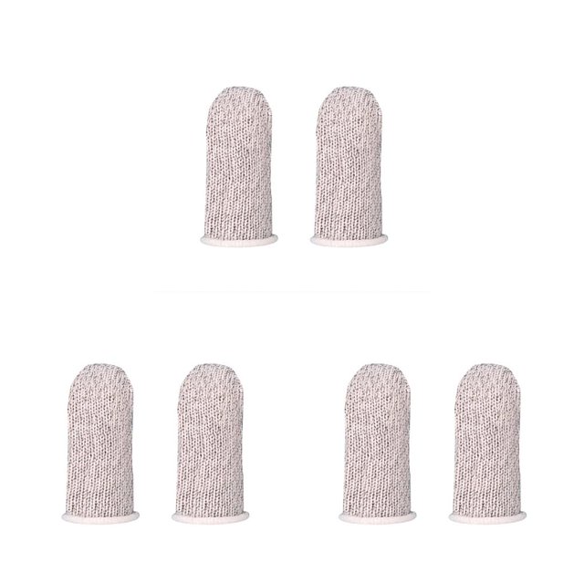 Matsuzay 10 Uds. Guantes para la punta del dedo del juego móvil para Gamer a prueba de sudor antideslizante pantalla táctil manga del dedo Type1 NO1
