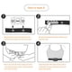 thumbnail image 5 of Toystoory Ciclismo Bluetooth y + de cardíaco BLE 4,0 medidor de pulso Polar Wahoo Strava Sensor de cardíaco Ciclismo Gris, 5 of 6