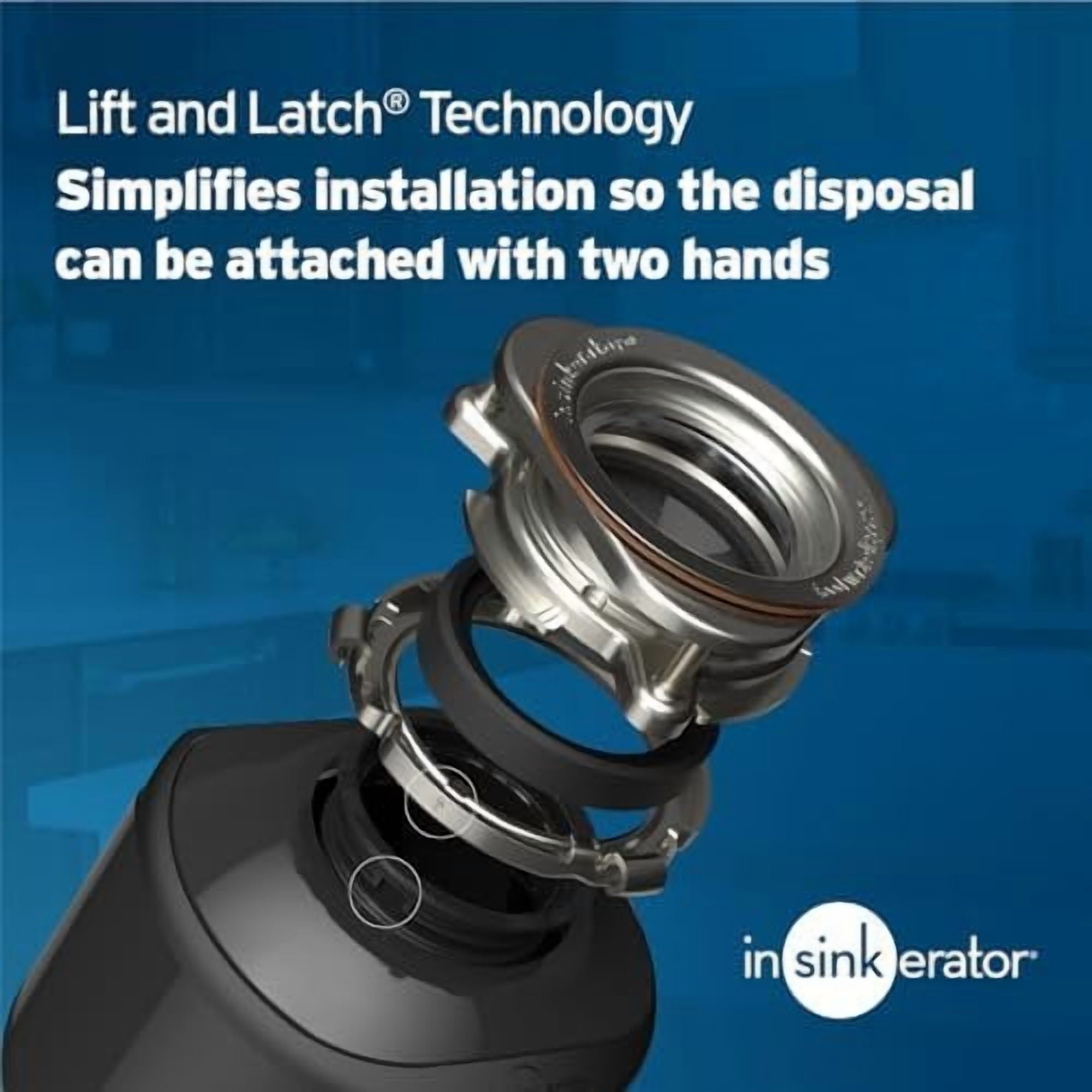 InSinkErator Badger 1 CORD 1/3 HP Continuous Feed Garbage Disposal with Power Cord