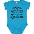 thumbnail image 3 of Inktastic My Gigi Loves Me Boys or Girls Baby Bodysuit, 3 of 5