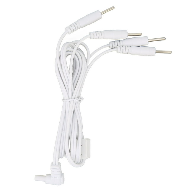 Cables térmicos de unidad TENS, cables térmicos de electrodos de 2,35 mm Cables conectores de electrodos TENS Cables térmicos de electrodos Diseño aerodinámico