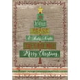 thumbnail image 2 of Metz, Andi 24x32 White Modern Wood Framed Museum Art Print Titled - Wooden Christmas I, 2 of 4