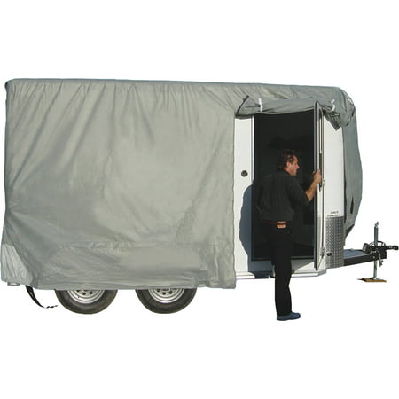 ADCO Bumper Pull Horse Trailer Cover, Grey SFS Aquashed Top/Grey Polypropylene (Best Bumper Pull Travel Trailer)