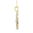 thumbnail image 2 of 3/4 Carat Diamond Fashion Pendant Necklace in 14K Yellow Gold (Silver Chain Included) (SI1-SI2 Clarity), 2 of 3