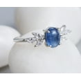 thumbnail image 3 of Delicate Kyanite Ring - 925 Streling Silver Ring - Kyanite with Blue Topaz Gemstone Jewelry Ring - Party Wear Ring Gift Her, 3 of 8