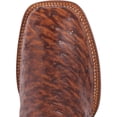 thumbnail image 6 of El Dorado Men's Handmade Full Quill Ostrich Stockman Boot Broad Square Toe Bronze, 6 of 7