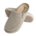 thumbnail image 4 of GeckoMan Men's Arch Support Slipper Loafers Plantar Faciitis Canvas House Slipper for Men Indoor Outdoor, Slip On Clog Slides Shoes with Anti-Skid Rubber Sole, 4 of 7