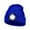 Royal blue, variant on MAMOWEAR Men Beanie Hat with Light, USB Rechargeable Hands Free LED Headlamp Hat, Knitted Night Light Beanie Cap Flashlight Hat, Men Gifts for Dad Father Husband