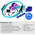 thumbnail image 6 of Pilates Essentials Kit for Women, Better Me Pilates Kit, Booty Bands for Working Out Glutes Yoga Ball 25cm Figure 8 Resistance Band Yoga Bands for Stretching, 6 of 7