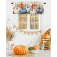 thumbnail image 2 of Valances for Windows Thanksgiving Fall Rod Pocket Cafe Window Treatments Valance Curtains for Kitchen Bathroom Laundry Basement Windows 42"x12", 2 of 6