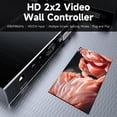 thumbnail image 2 of 1080P 2x2 HD Video Wall Controller 2x2 Screen Video Processor TV Display Video Controller Eccomum  Controlador de pared, 2 of 6