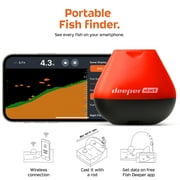 Deeper START Smart Fish Finder - Portable Fish Finder and Depth Finder For Recreational Fishing From Dock, Shore Or Bank | Castable Deeper Fish Finder with FREE User Friendly App | Phone Compatible…