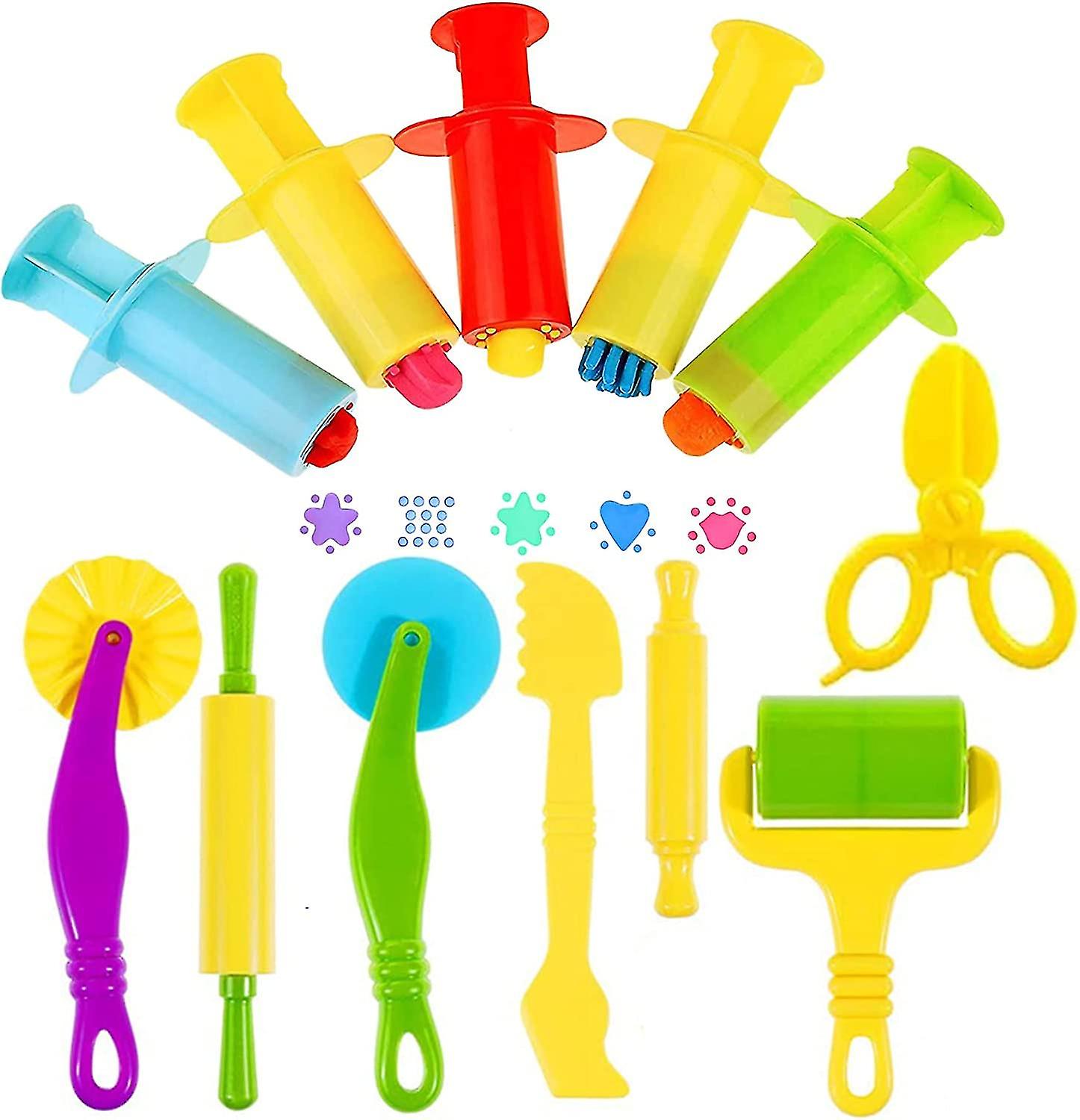 Kare & Kind Dough Tool Kit – 54-Piece Clay Molds & Cutters For Kids