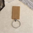 thumbnail image 4 of 80Pcs Blank Rectangle Wooden Key Chain Diy Wood Keychains Key Tags Can Engrave Diy Gifts, 4 of 7
