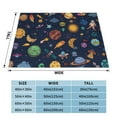 thumbnail image 4 of XMXT Flannel Throw Blanket for Couch, Fantastic Cartoon Universe Bed Sofa Decor Blankets for Home Bedroom, 60 x 50 inches, 4 of 9