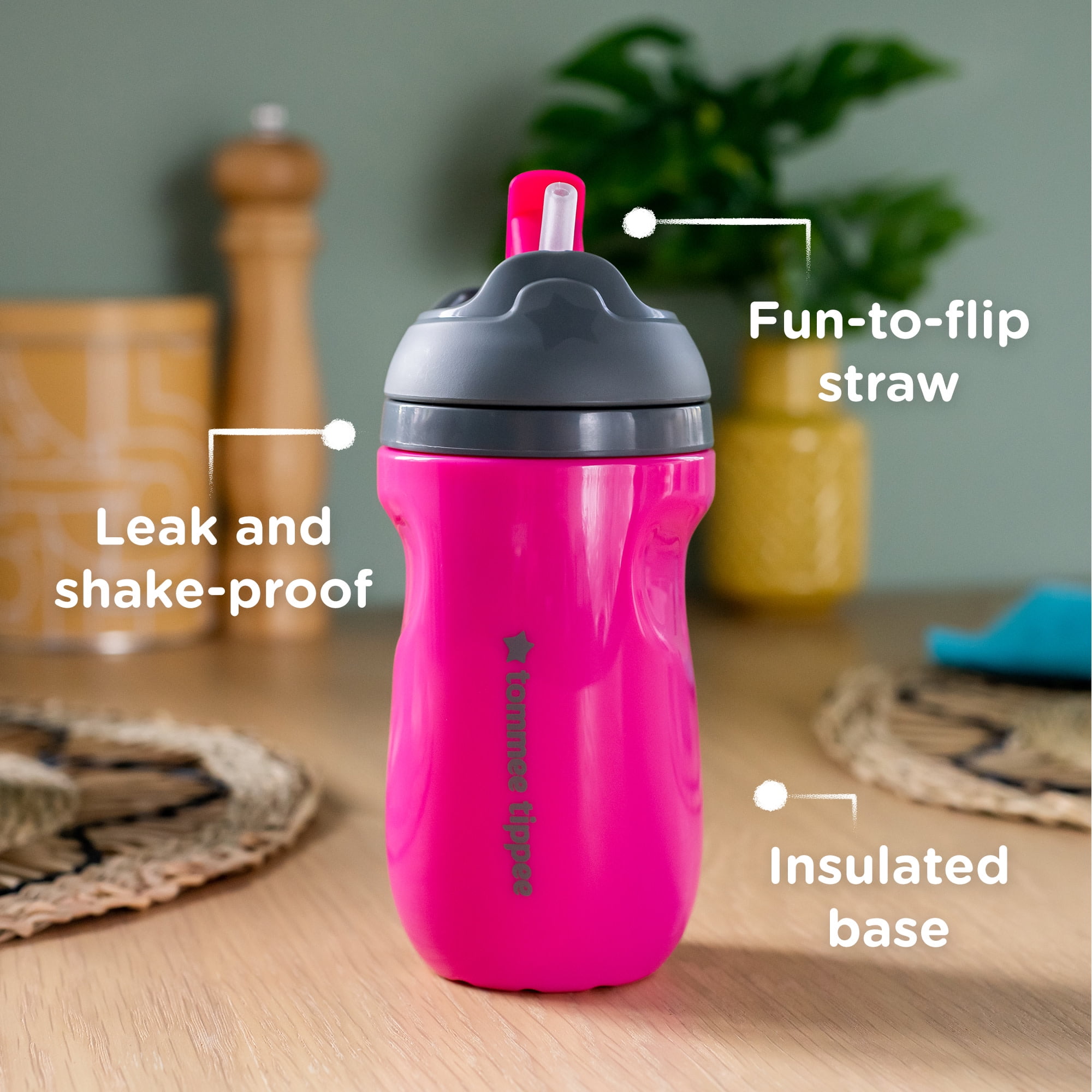 Tommee Tippee Explora Active Straw Cup - Insulated 12m+