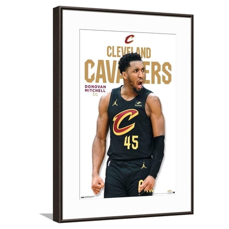 NBA Cleveland Cavaliers – Donovan Mitchell Feature Series 23 Canvas Wall Poster 14.725 x 22.375