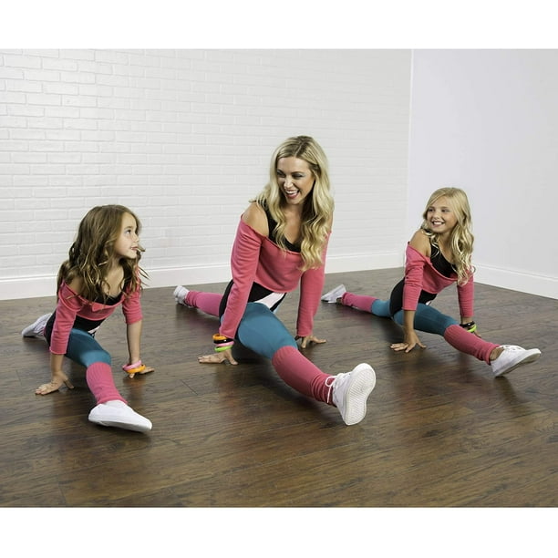 80 s Workout Girl Toddler Costume Kids Girls Black Green Pink 4T FUN Costumes