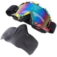 thumbnail image 2 of Gafas deportivas amarillas y rojas, accesorio para casco con protección facial para exteriores, gafas de ciclismo a prueba de viento para moto y esquí, 2 of 8