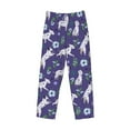 thumbnail image 2 of Vsdgher Cute Dog Print Mens Pajama Pants Sleep & Lounge Pants, PJ Bottoms With elastic waistb and Pockets, 2 of 5