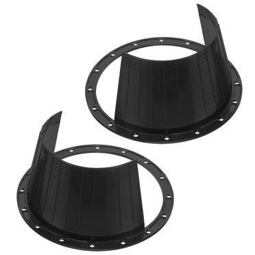 Sound Mekanix 5.25" Speaker Spacer Rings - 6mm Thick PVC Plastic, Pair (USA Made)