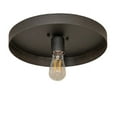 thumbnail image 6 of Meyda Tiffany 258909 Alva 13" Wide Semi-Flush Ceiling Fixture - Chestnut, 6 of 7