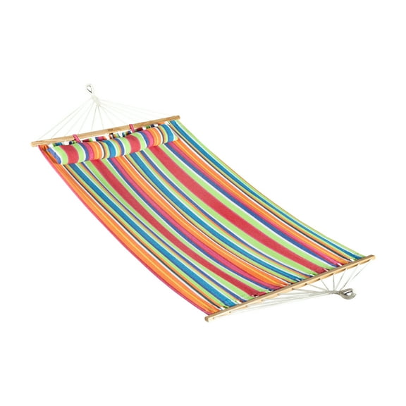 Bliss Hammocks Caribbean Hammock w/ Pillow - Blue, Size 80" L x 48" W