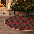thumbnail image 5 of Sikiie Argyle Plaid Christmas Tree Skirt, Christmas Tree Decorations, Christmas Decor, Tree Mat Decoration(30-48IN)-30", 5 of 6
